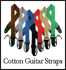 Cotton guitar straps